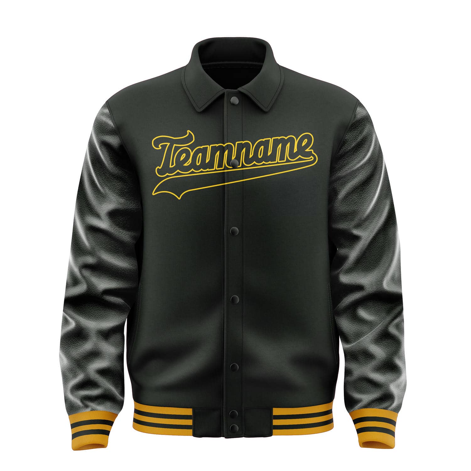 Maßgeschneidertes Schwarz Gold Jacke