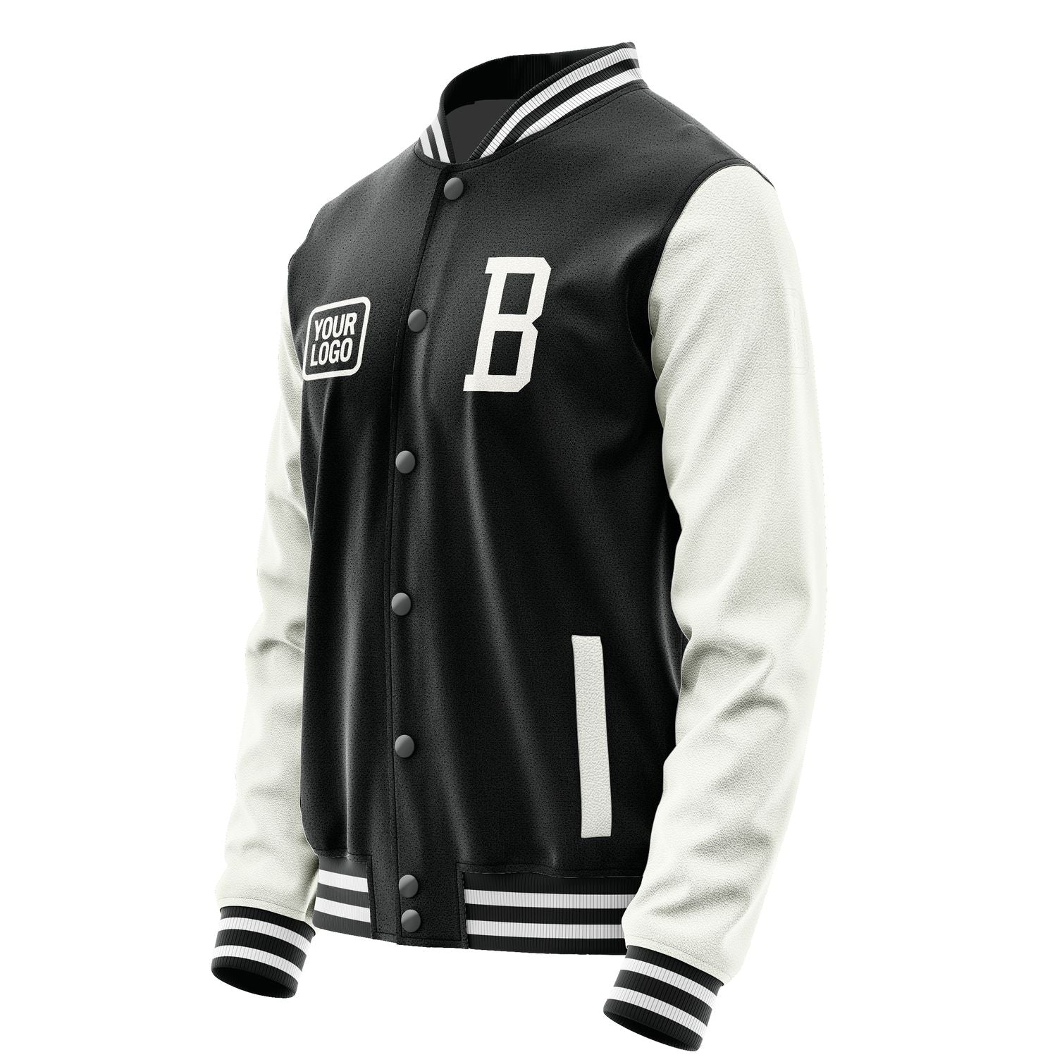 Maßgeschneidertes Schwarz Weiß Jacke JA171718171818181818