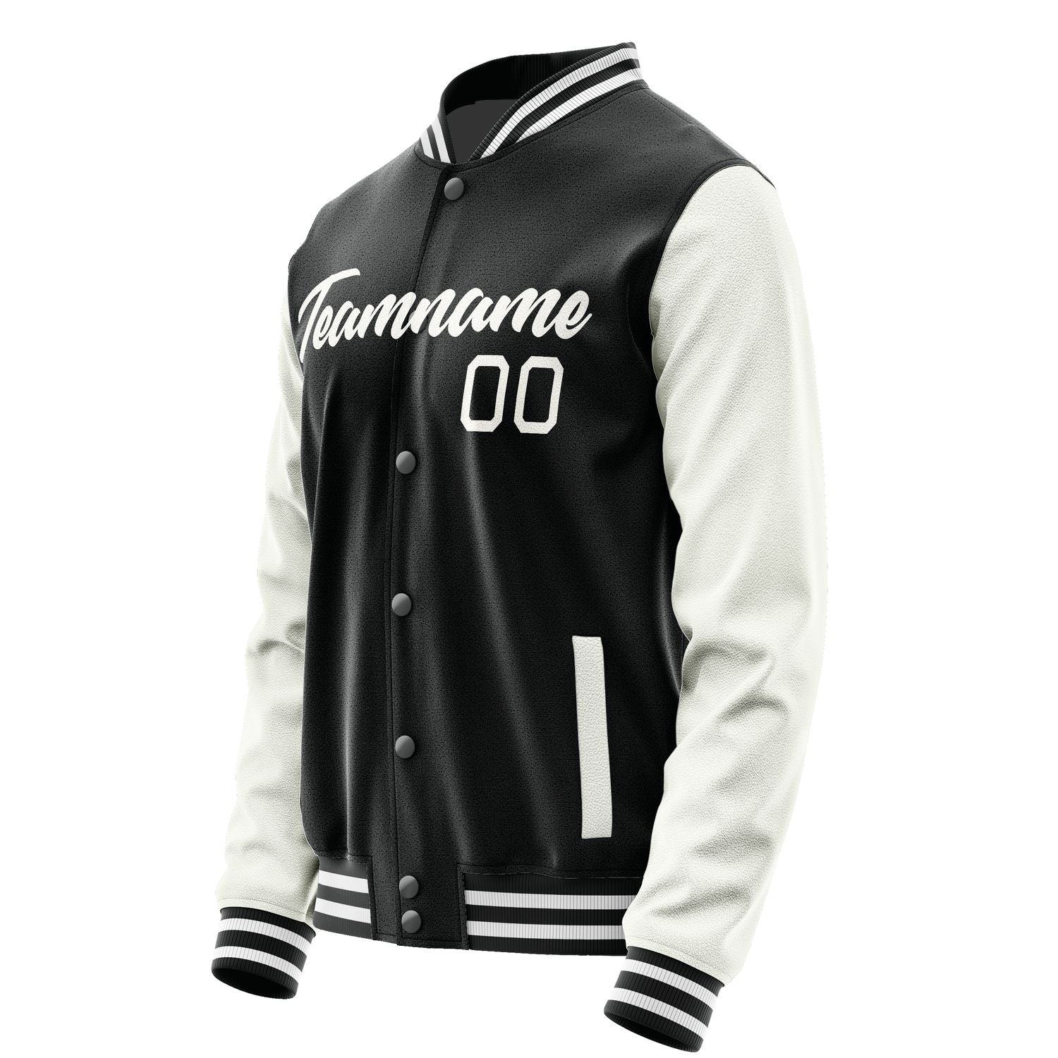 Maßgeschneidertes Schwarz Weiß Jacke Ja1717181718B21818