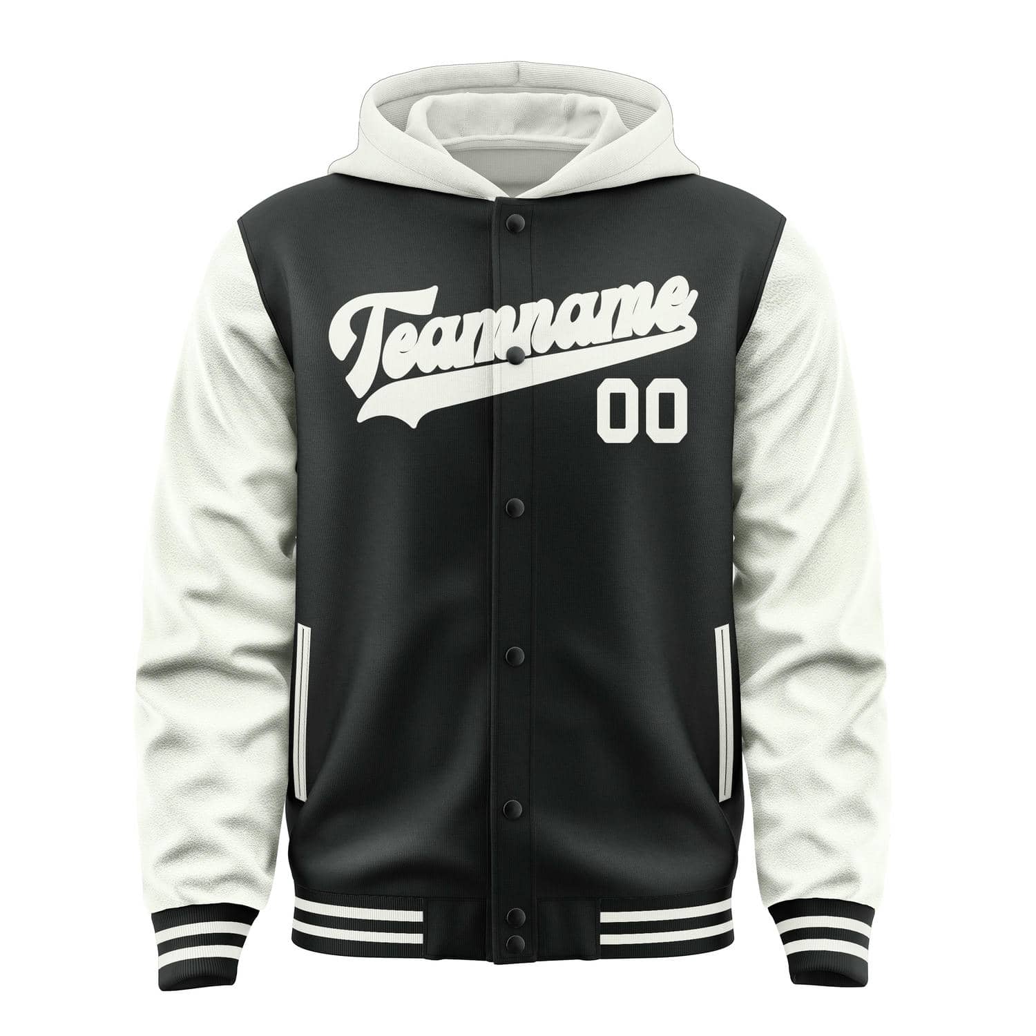 Maßgeschneidertes Schwarz Weiß Jacke