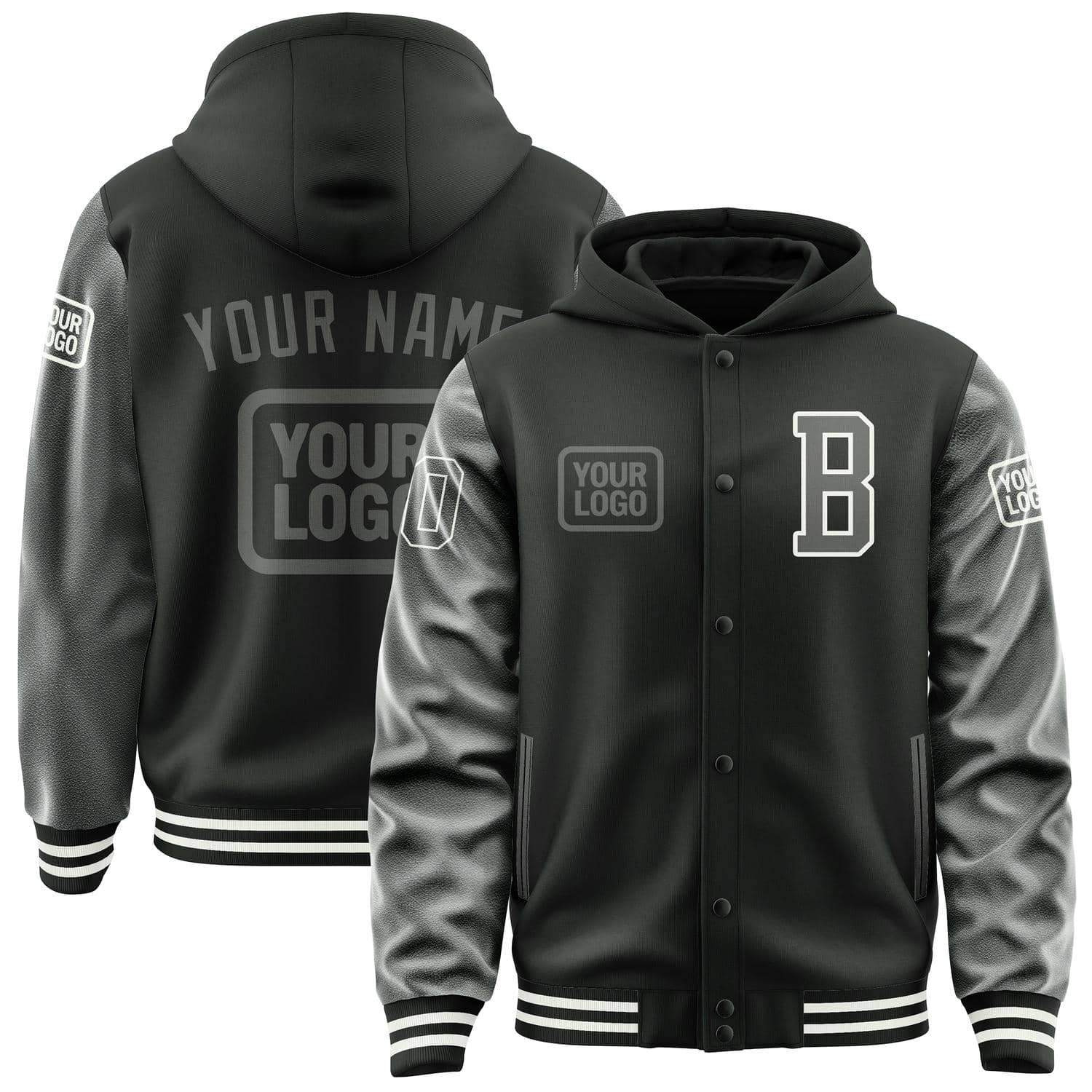 Maßgeschneidertes Schwarz Dunkelgrau Jacke JA171720171818202018