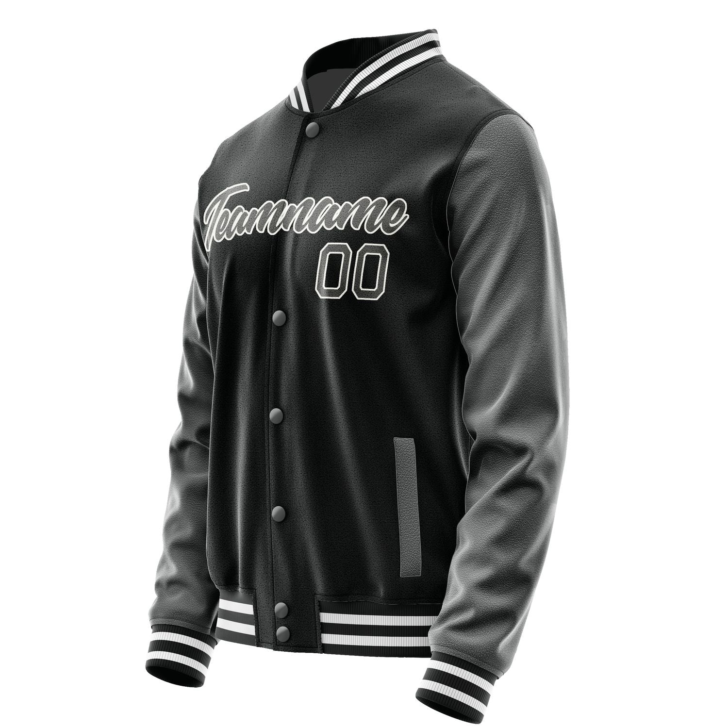 Maßgeschneidertes Schwarz Dunkelgrau Jacke Ja1717201718B21820