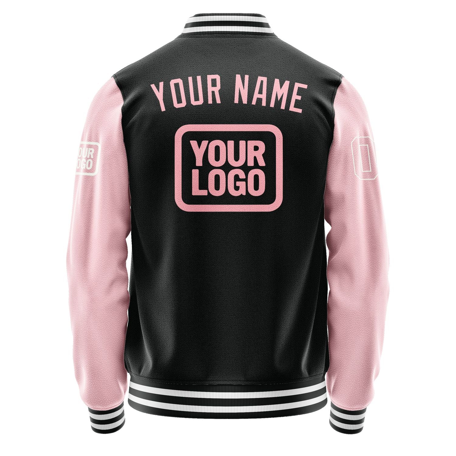 Maßgeschneidertes Schwarz Rosa Jacke JA171721171818212118