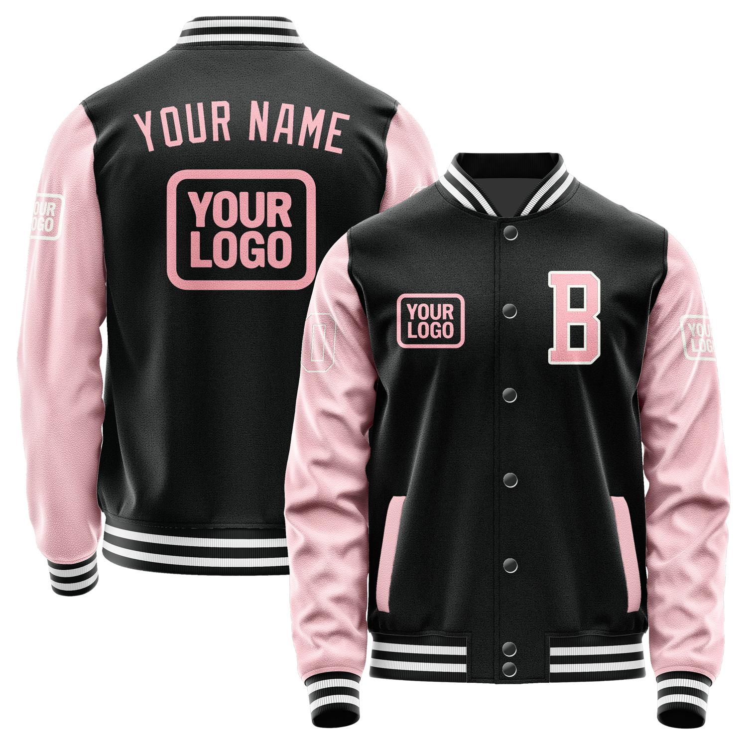 Maßgeschneidertes Schwarz Rosa Jacke JA171721171818212118