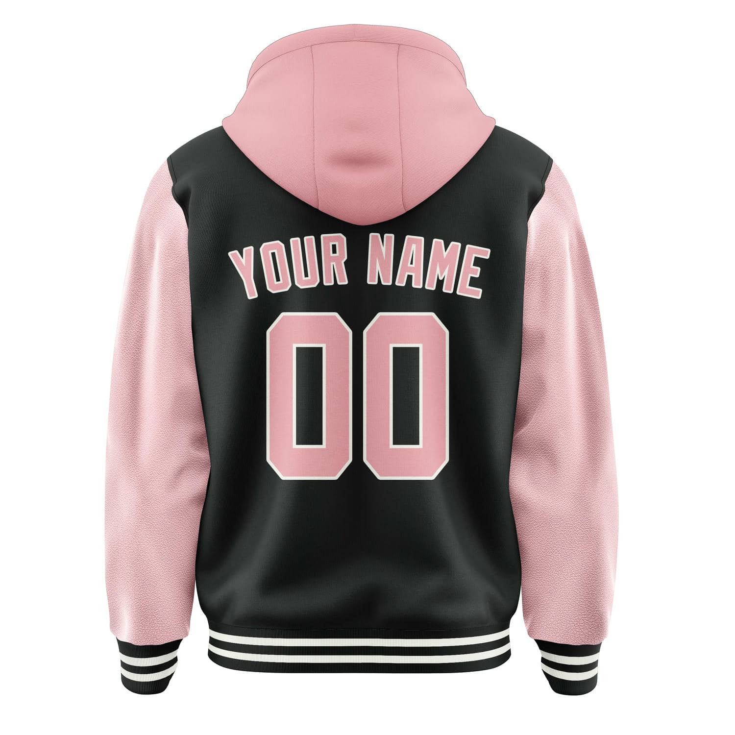 Maßgeschneidertes Schwarz Rosa Jacke