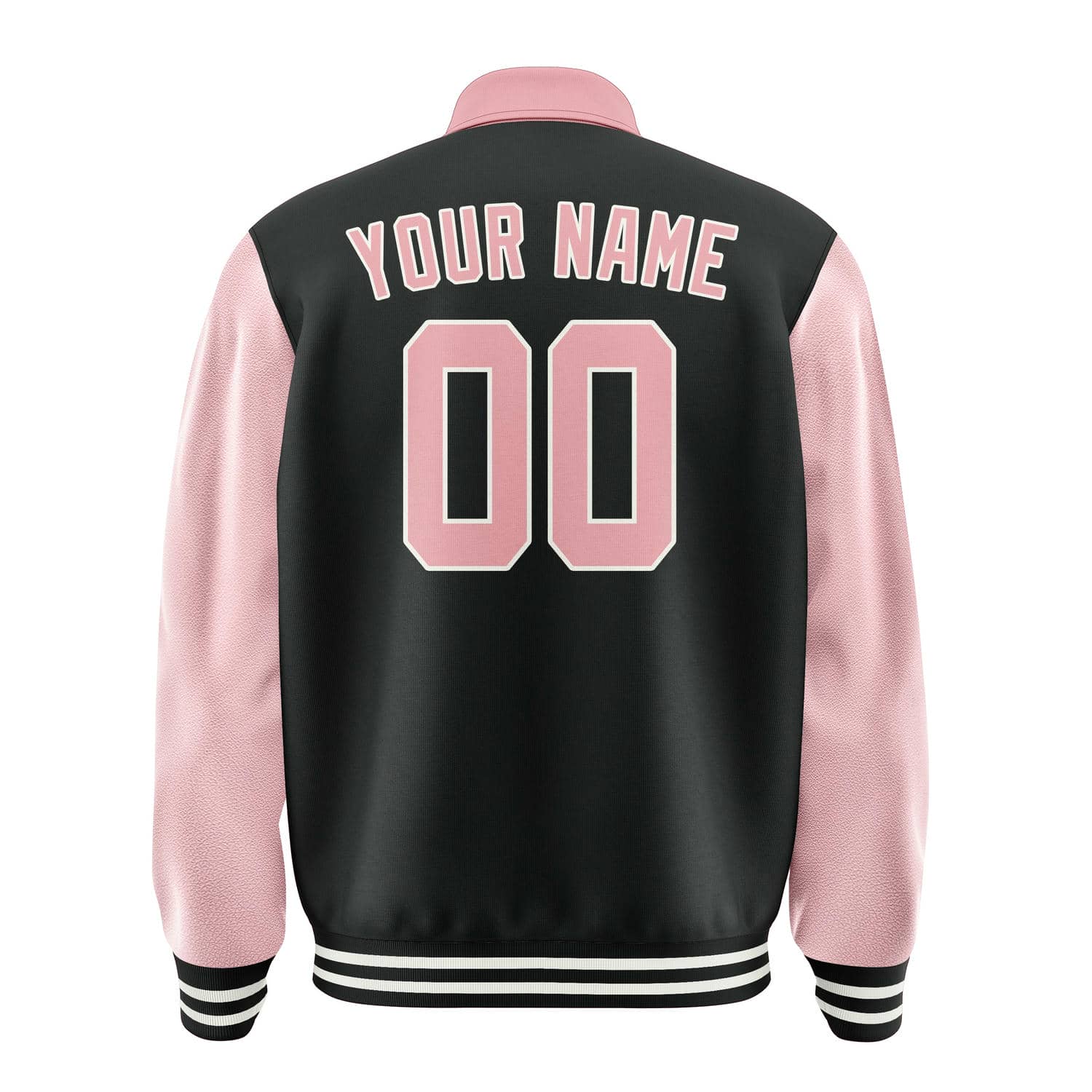 Maßgeschneidertes Schwarz Rosa Jacke