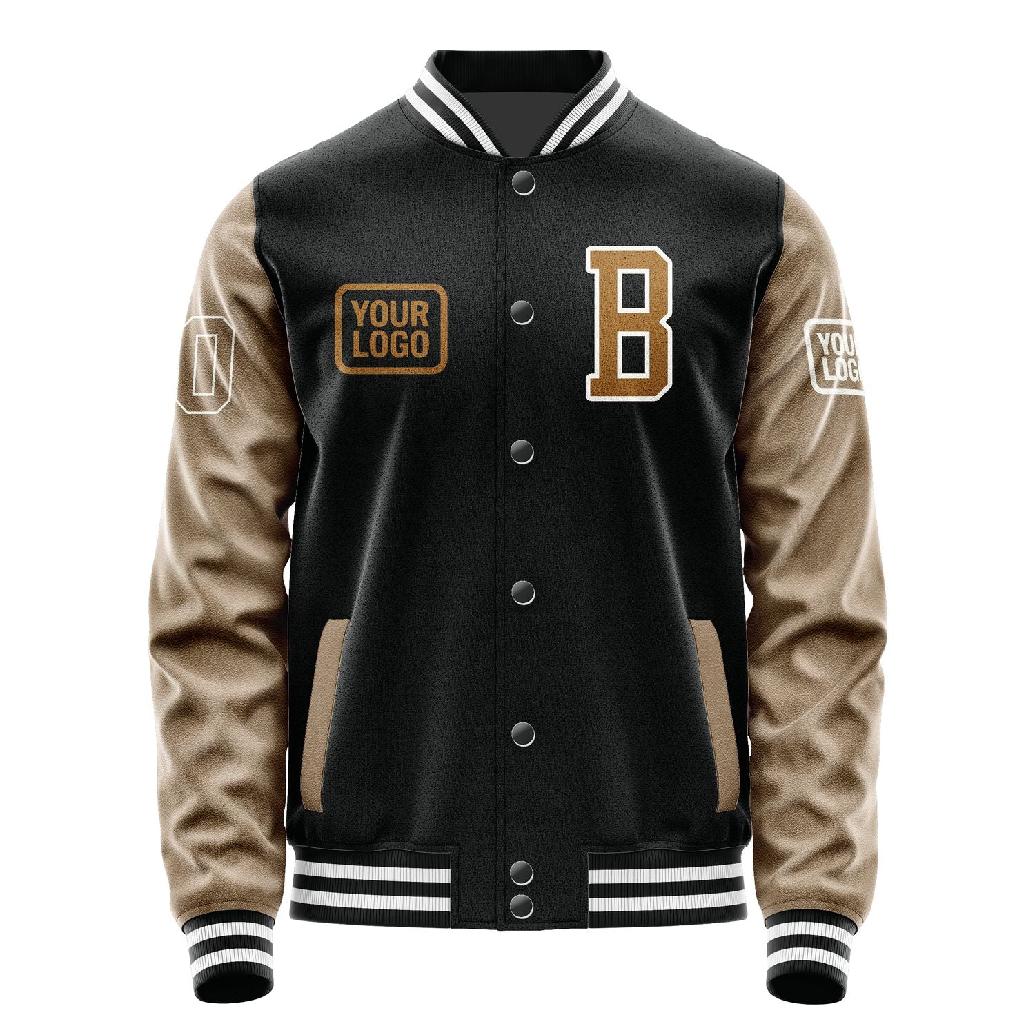 Maßgeschneidertes Schwarz Khaki Jacke JA171722171818222218