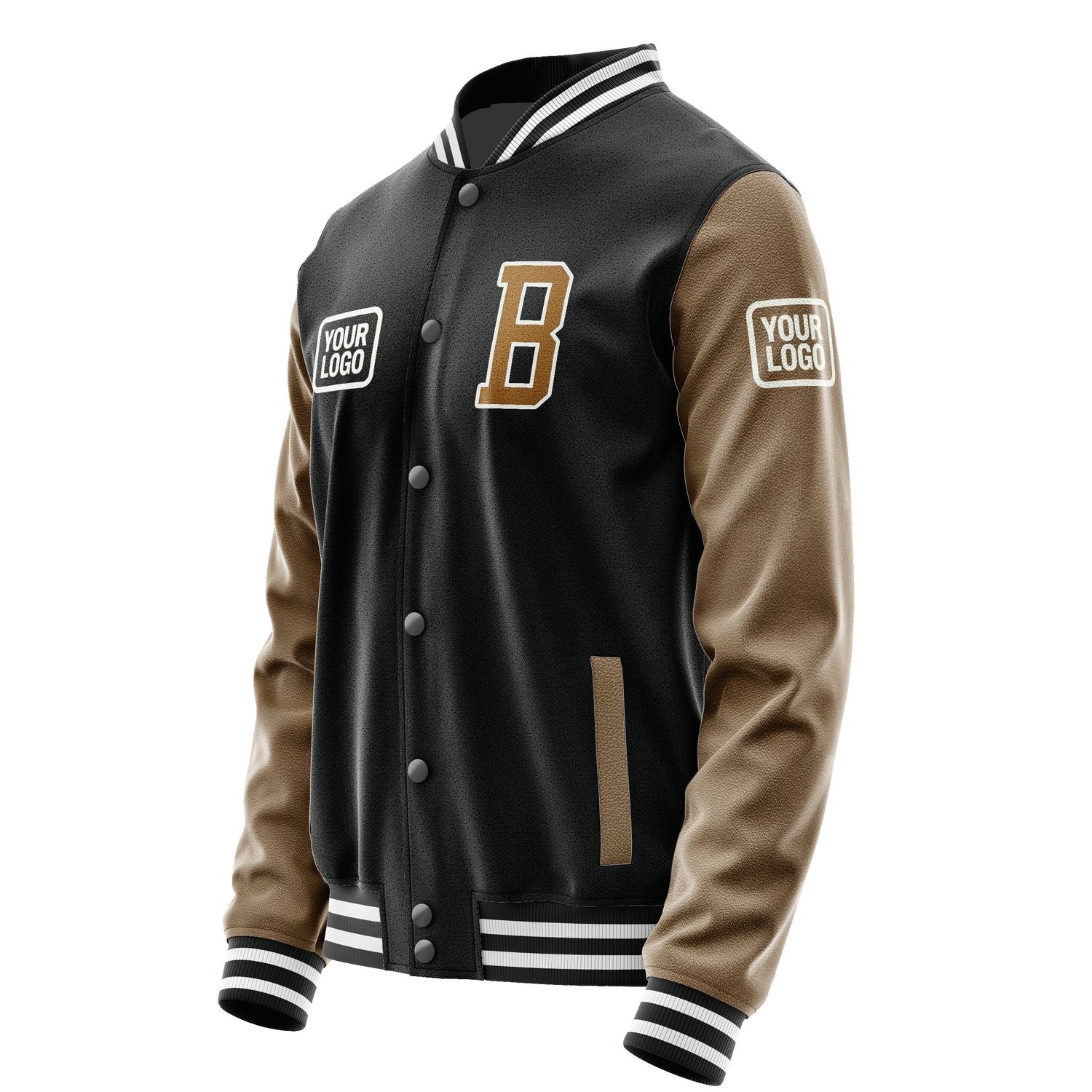 Maßgeschneidertes Schwarz Khaki Jacke JA171722171818222218