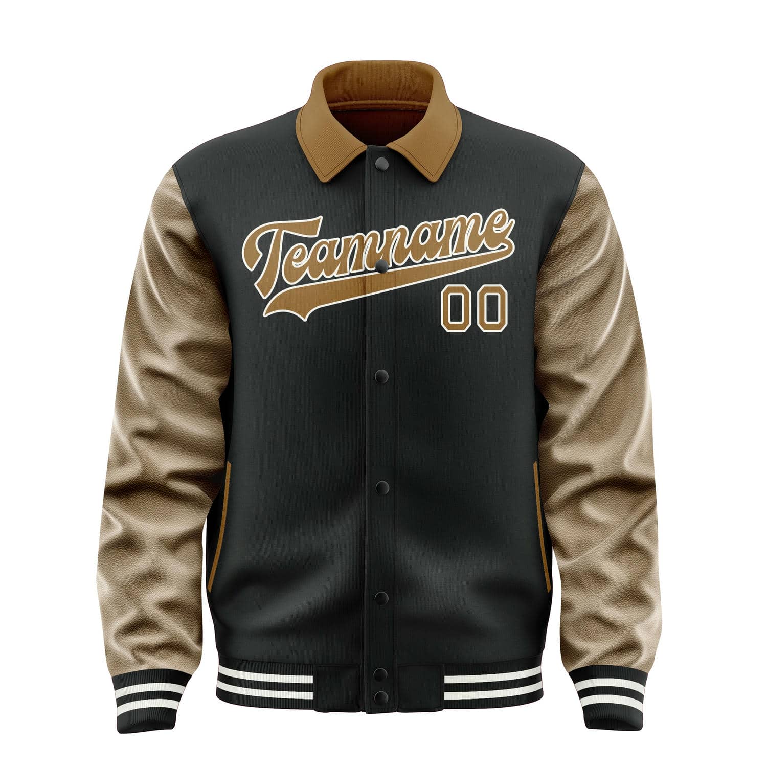 Maßgeschneidertes Schwarz Khaki Jacke