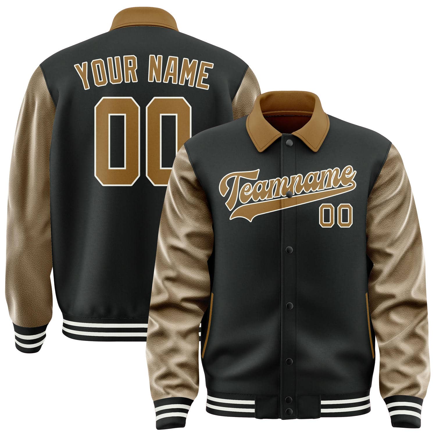 Maßgeschneidertes Schwarz Khaki Jacke JA171722171818222218