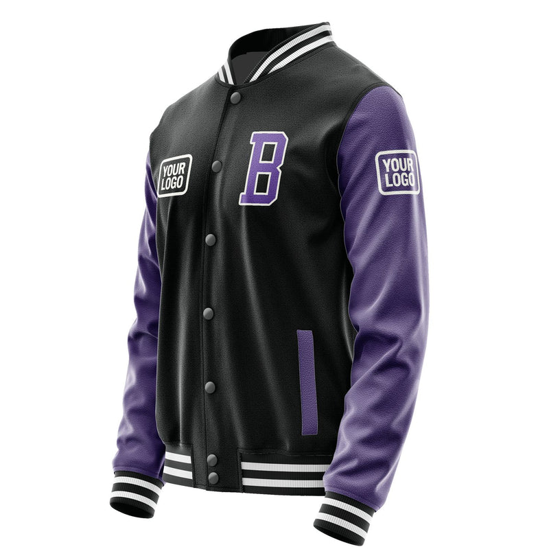 Maßgeschneidertes Schwarz Lavendel Jacke JA171723171818232318