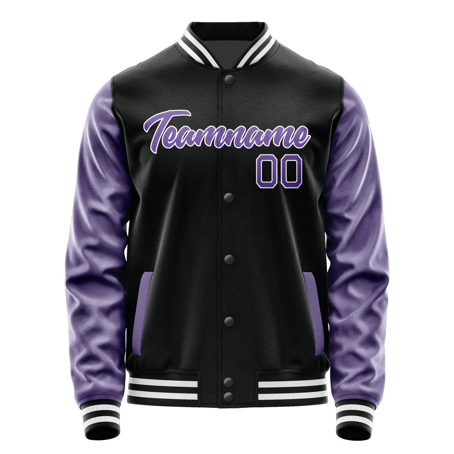 Maßgeschneidertes Schwarz Lavendel Jacke Ja1717231718B21823