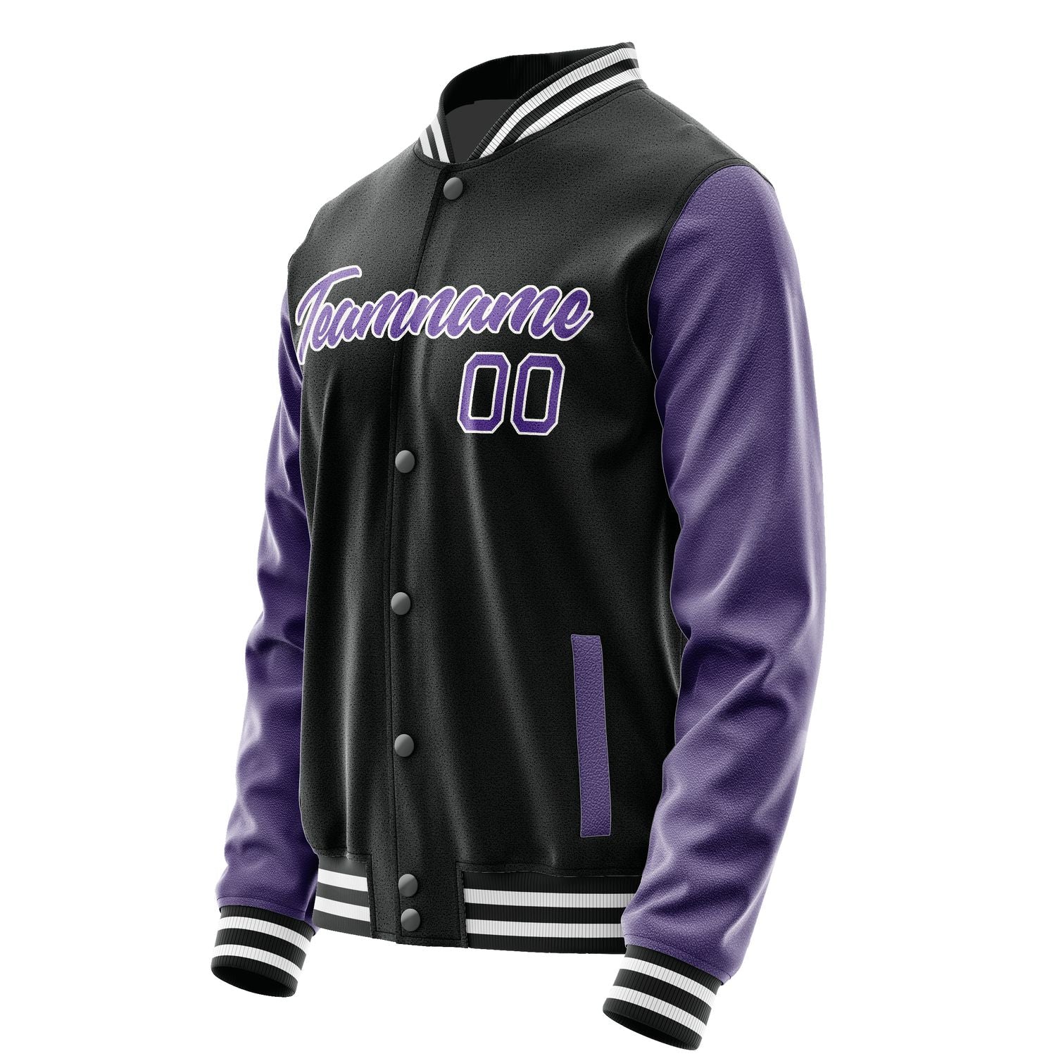 Maßgeschneidertes Schwarz Lavendel Jacke Ja1717231718B21823