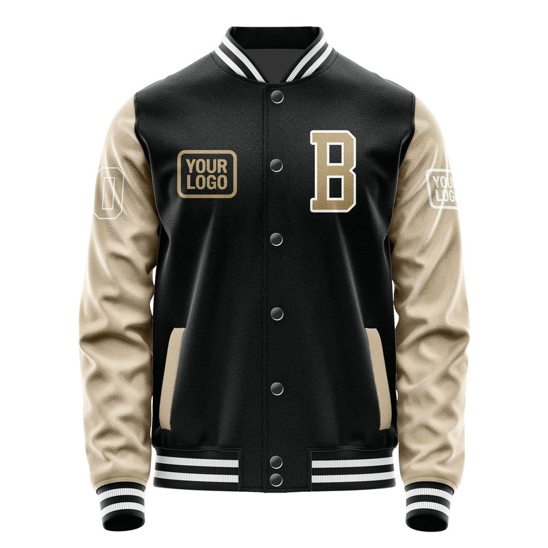 Maßgeschneidertes Schwarz Hellkhaki Jacke JA171725171818252518