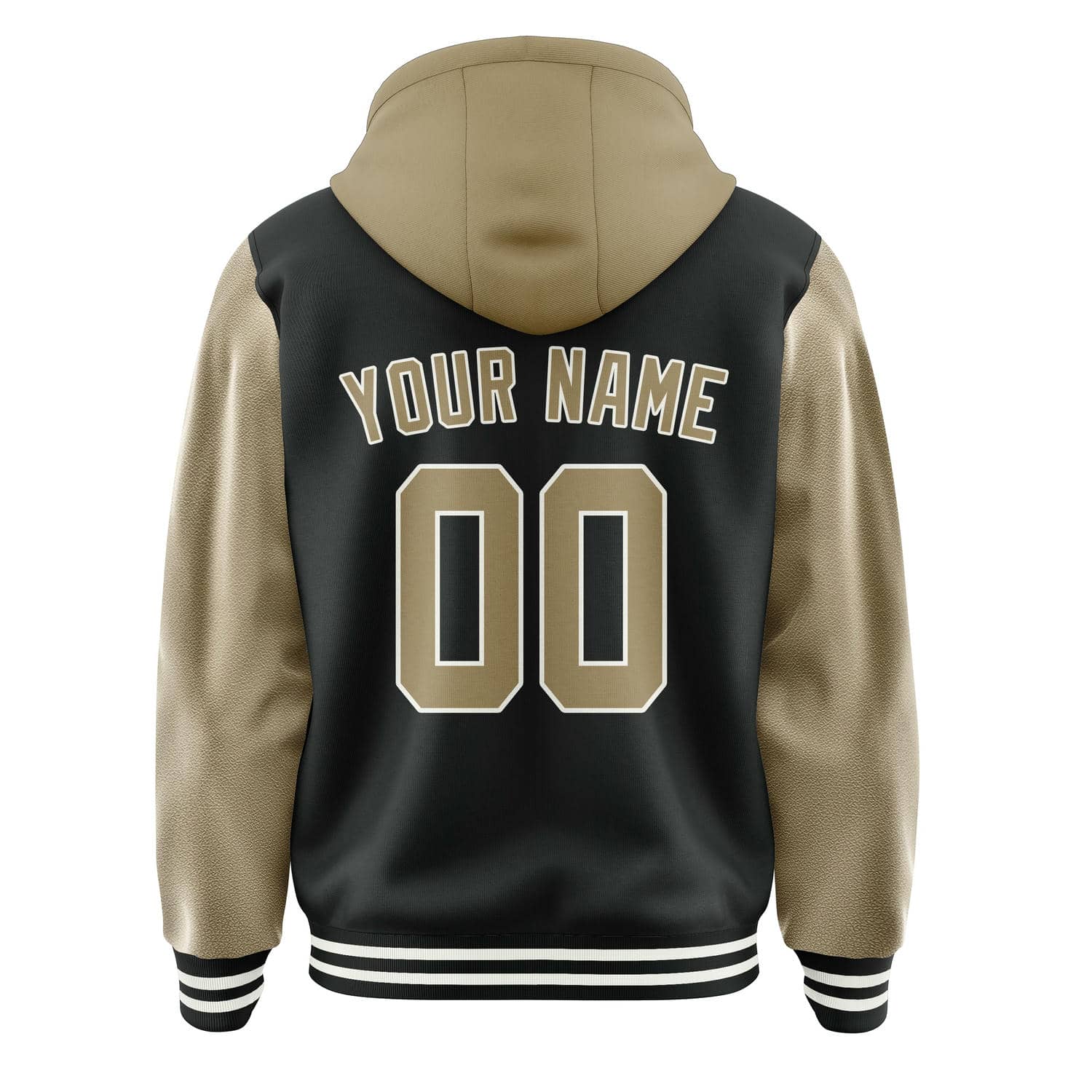 Maßgeschneidertes Schwarz Hellkhaki Jacke