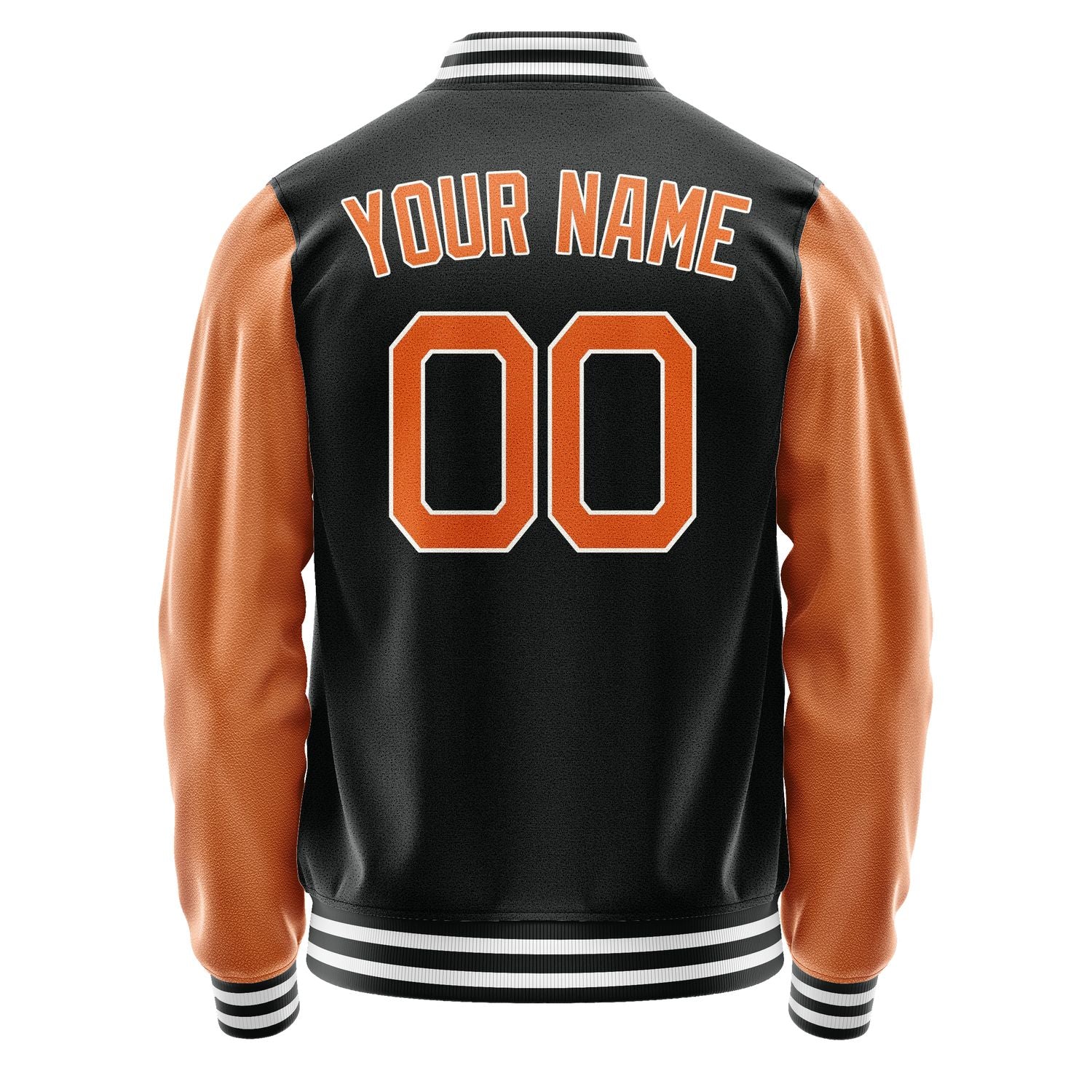 Maßgeschneidertes Schwarz Orange Jacke Ja1717281718B21828