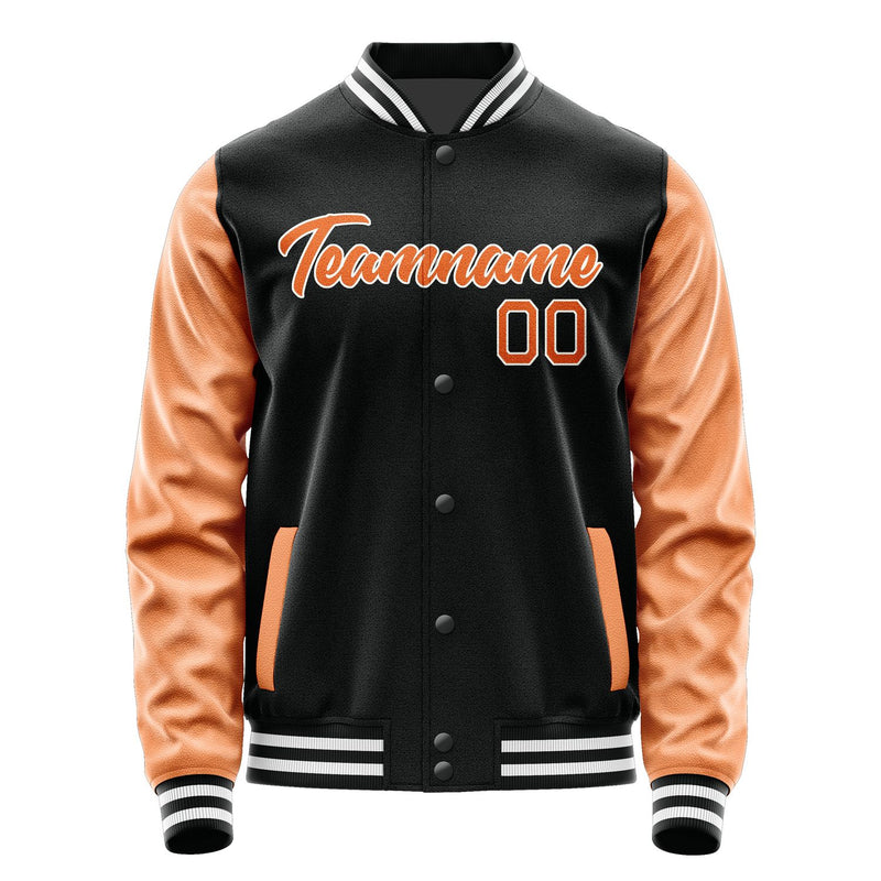 Maßgeschneidertes Schwarz Orange Jacke Ja1717281718B21828