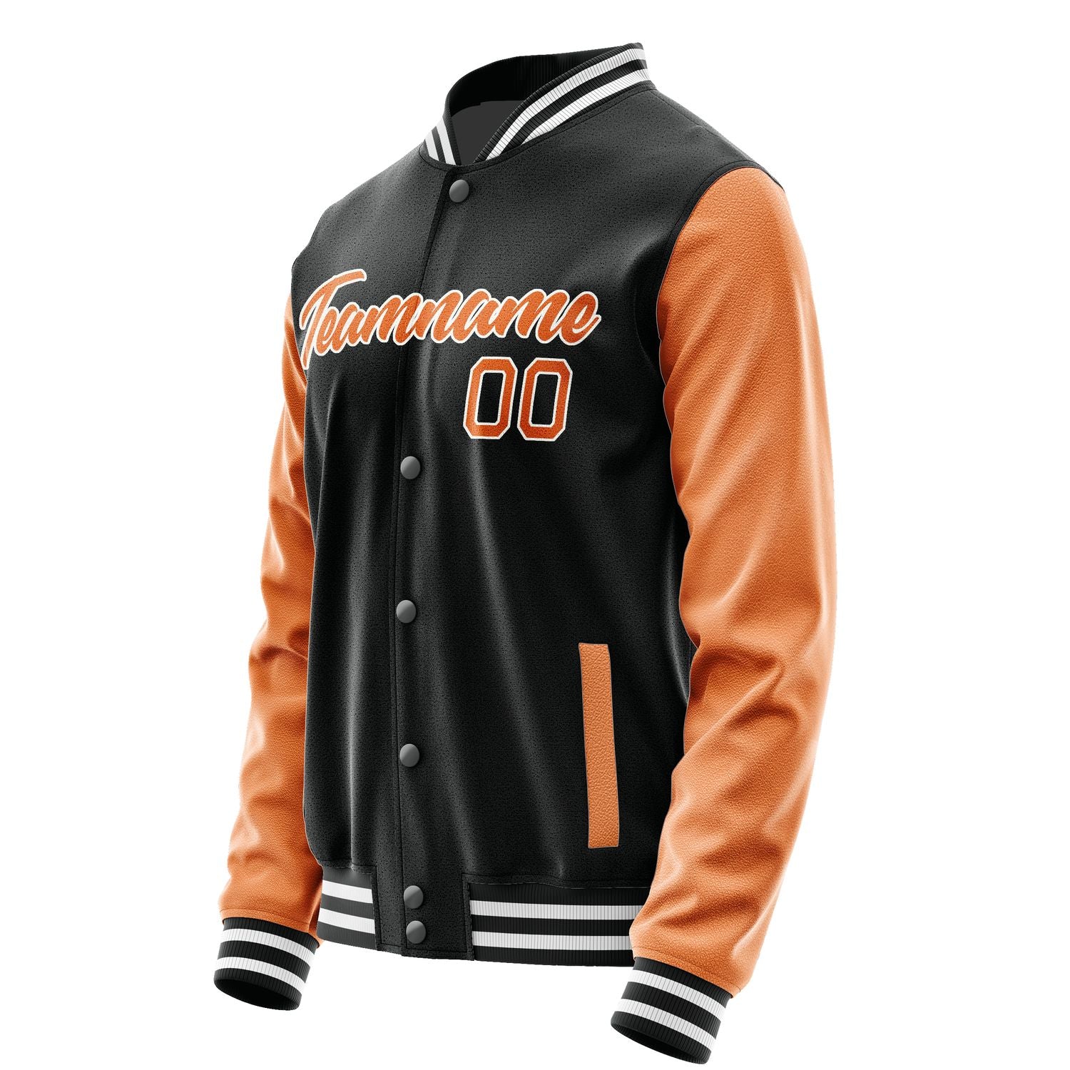 Maßgeschneidertes Schwarz Orange Jacke Ja1717281718B21828