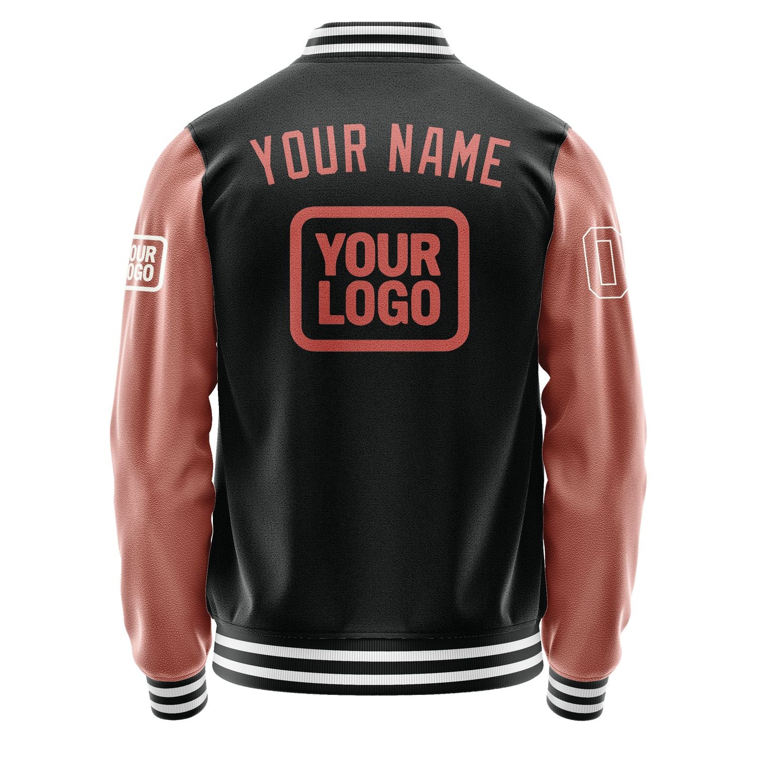 Maßgeschneidertes Schwarz Kupferrose Jacke JA171729171818292918