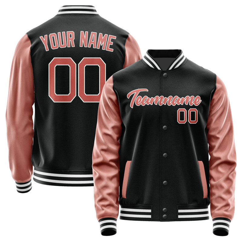 Maßgeschneidertes Schwarz Kupferrose Jacke Ja1717291718B21829