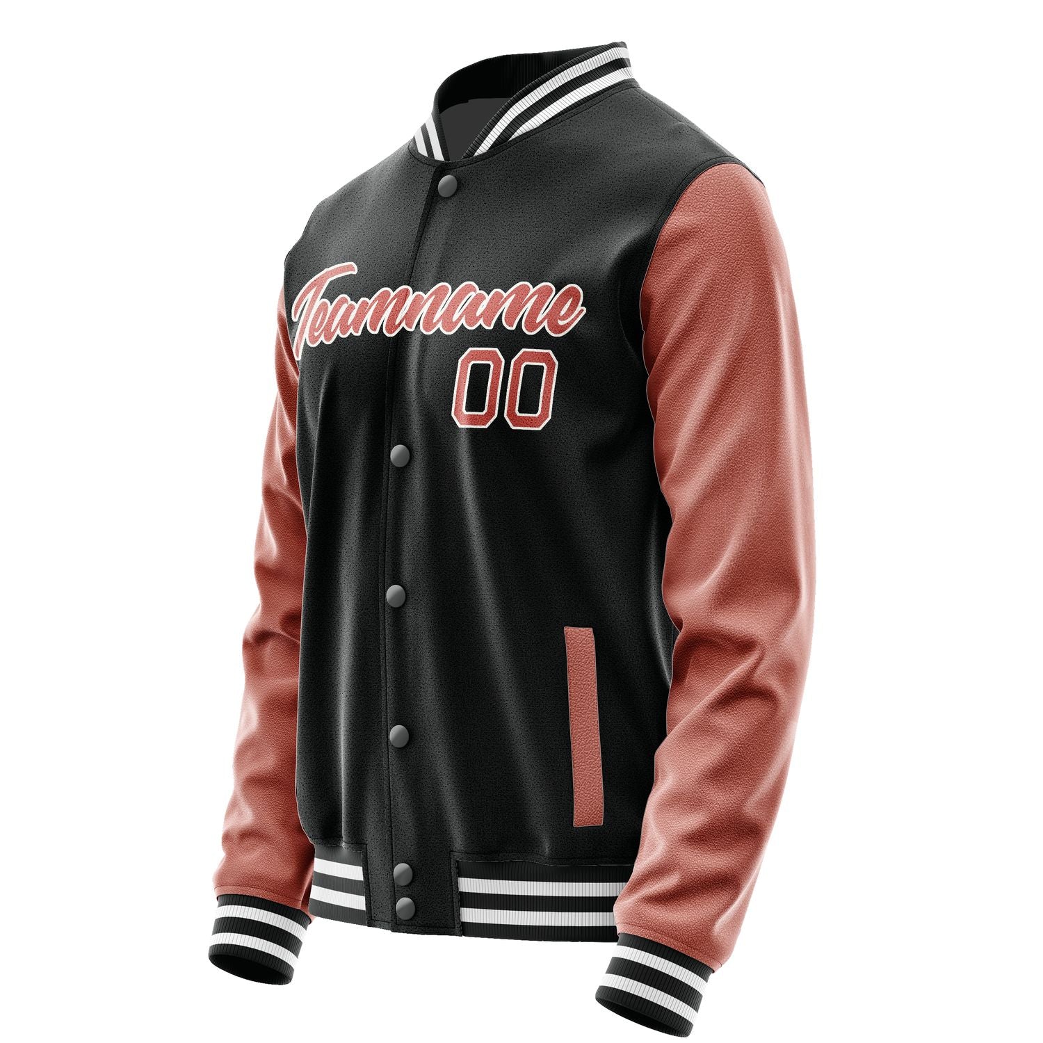 Maßgeschneidertes Schwarz Kupferrose Jacke Ja1717291718B21829
