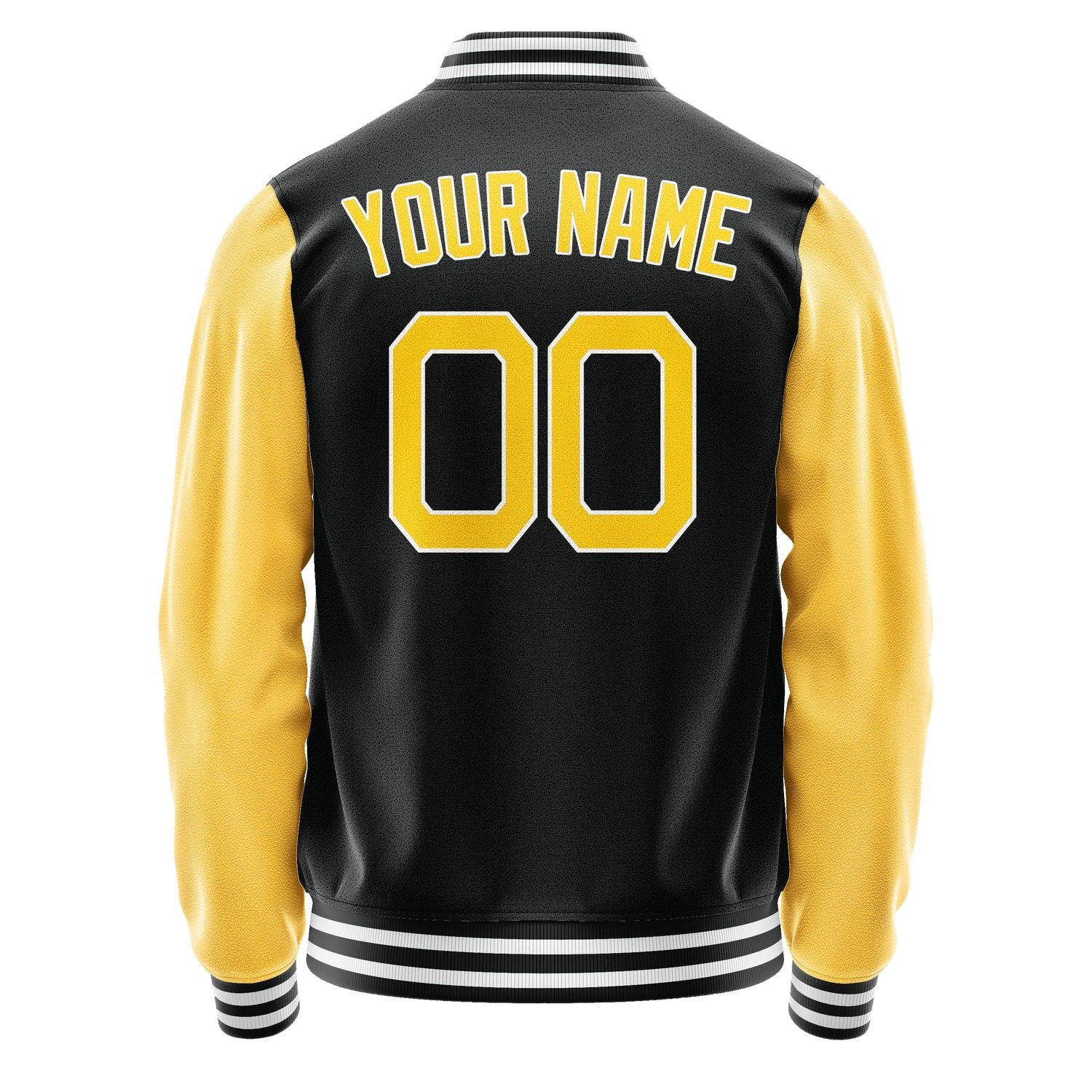 Maßgeschneidertes Schwarz Gold Jacke Ja1717301718B21830