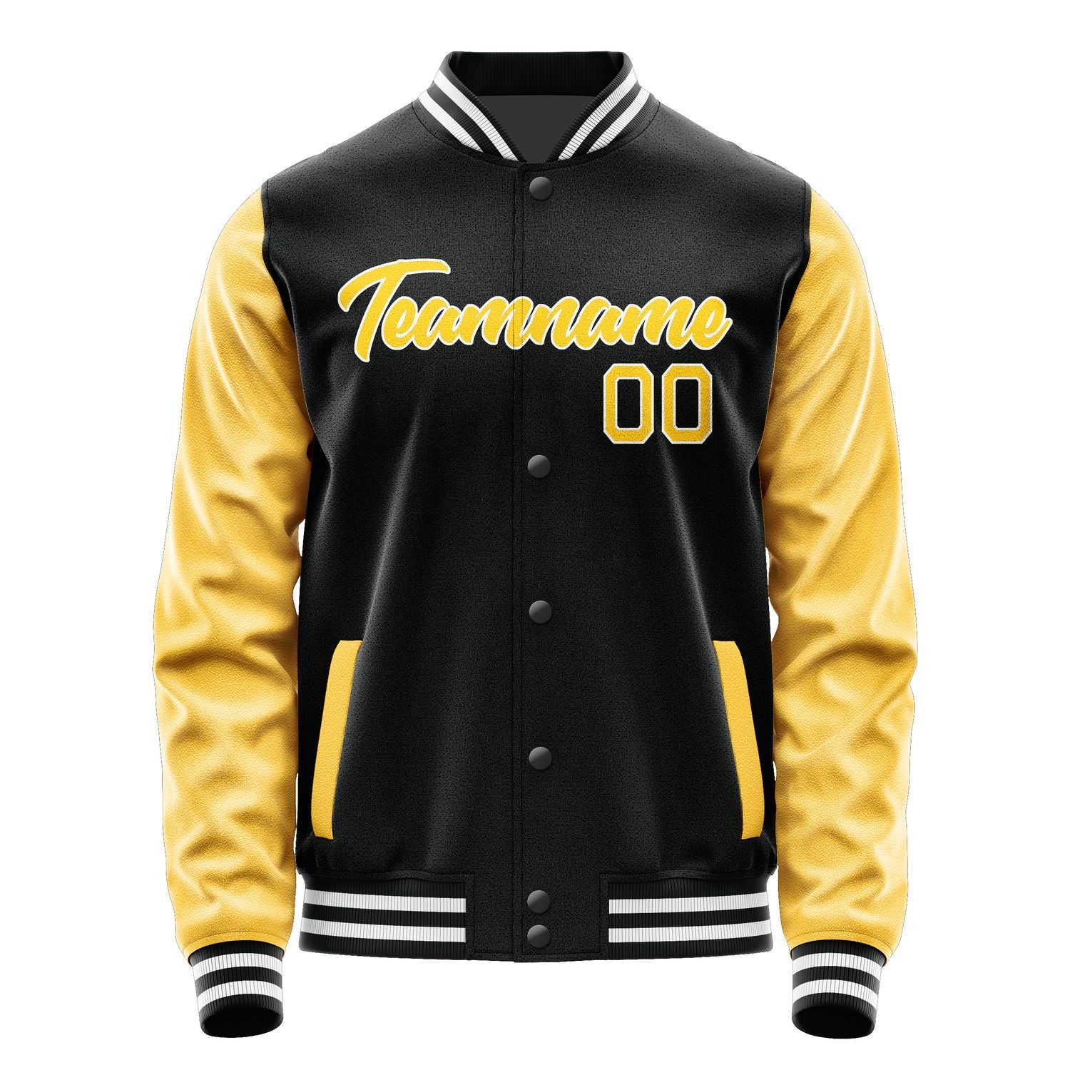 Maßgeschneidertes Schwarz Gold Jacke Ja1717301718B21830