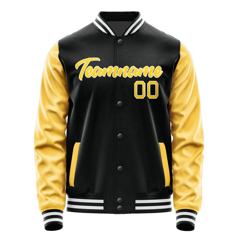 Maßgeschneidertes Schwarz Gold Jacke Ja1717301718B21830
