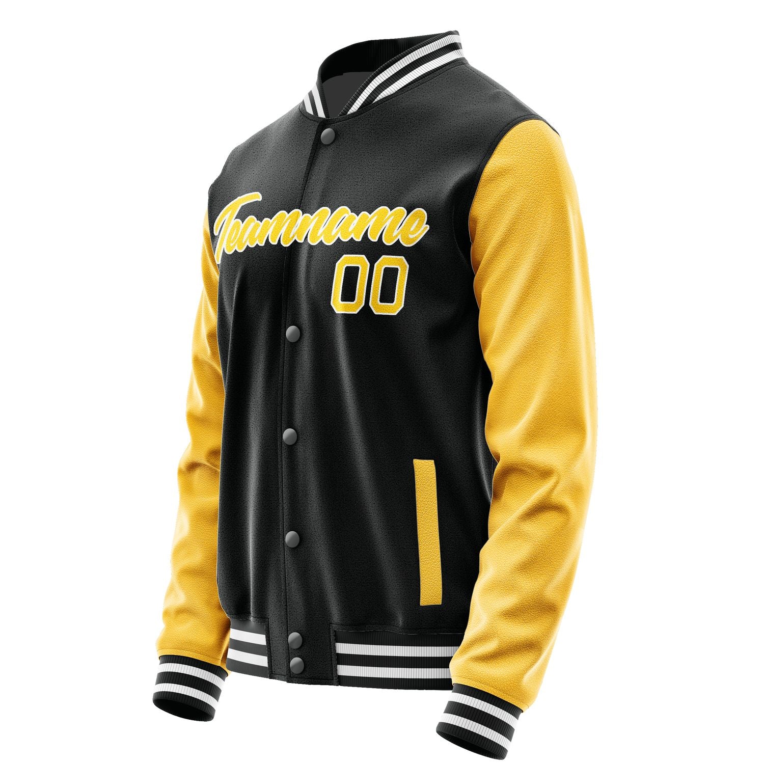 Maßgeschneidertes Schwarz Gold Jacke Ja1717301718B21830