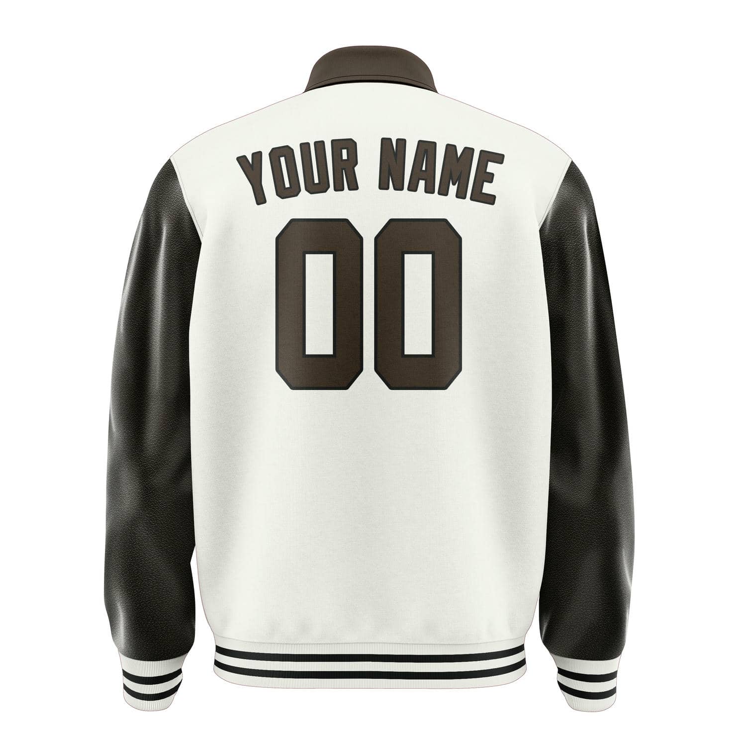 Maßgeschneidertes Weiß Braun Jacke