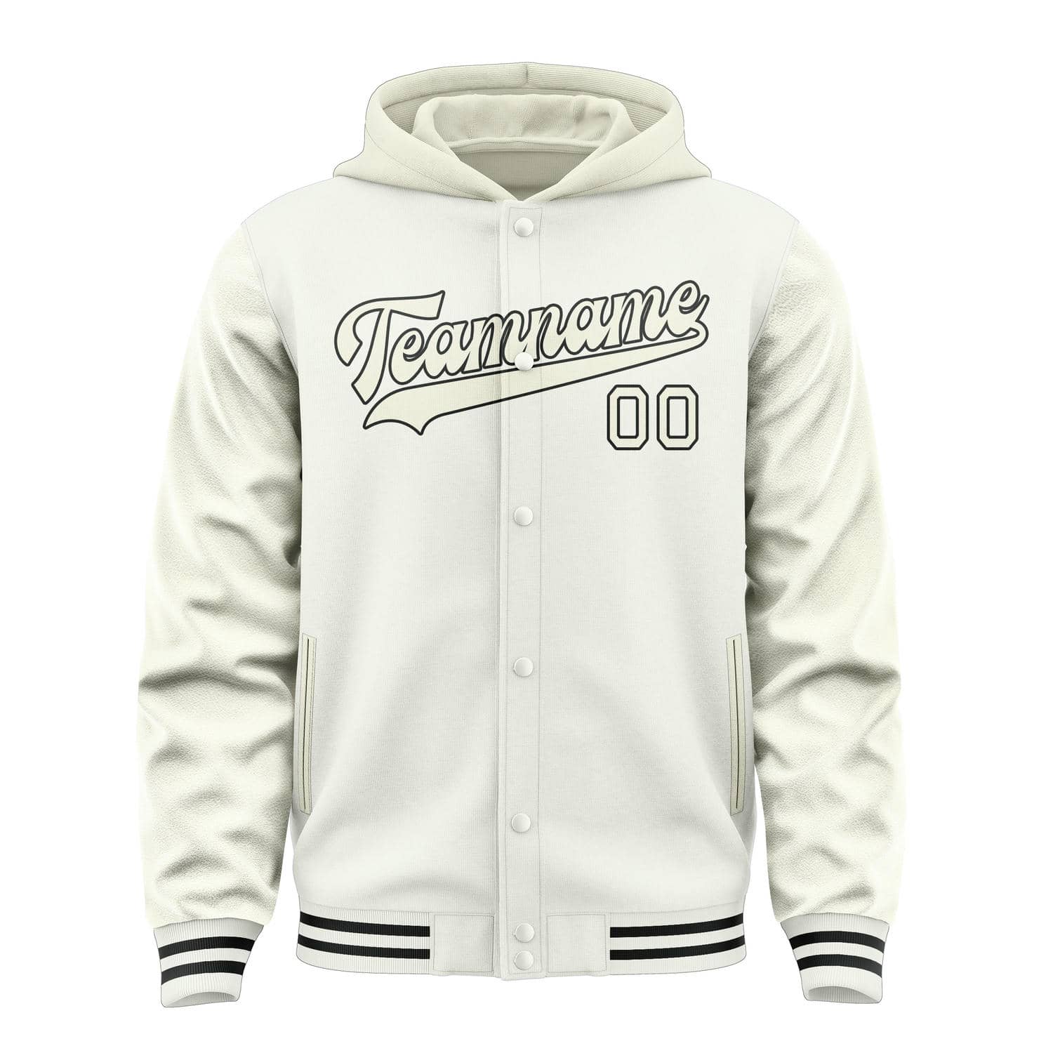 Maßgeschneidertes Weiß Beige Jacke
