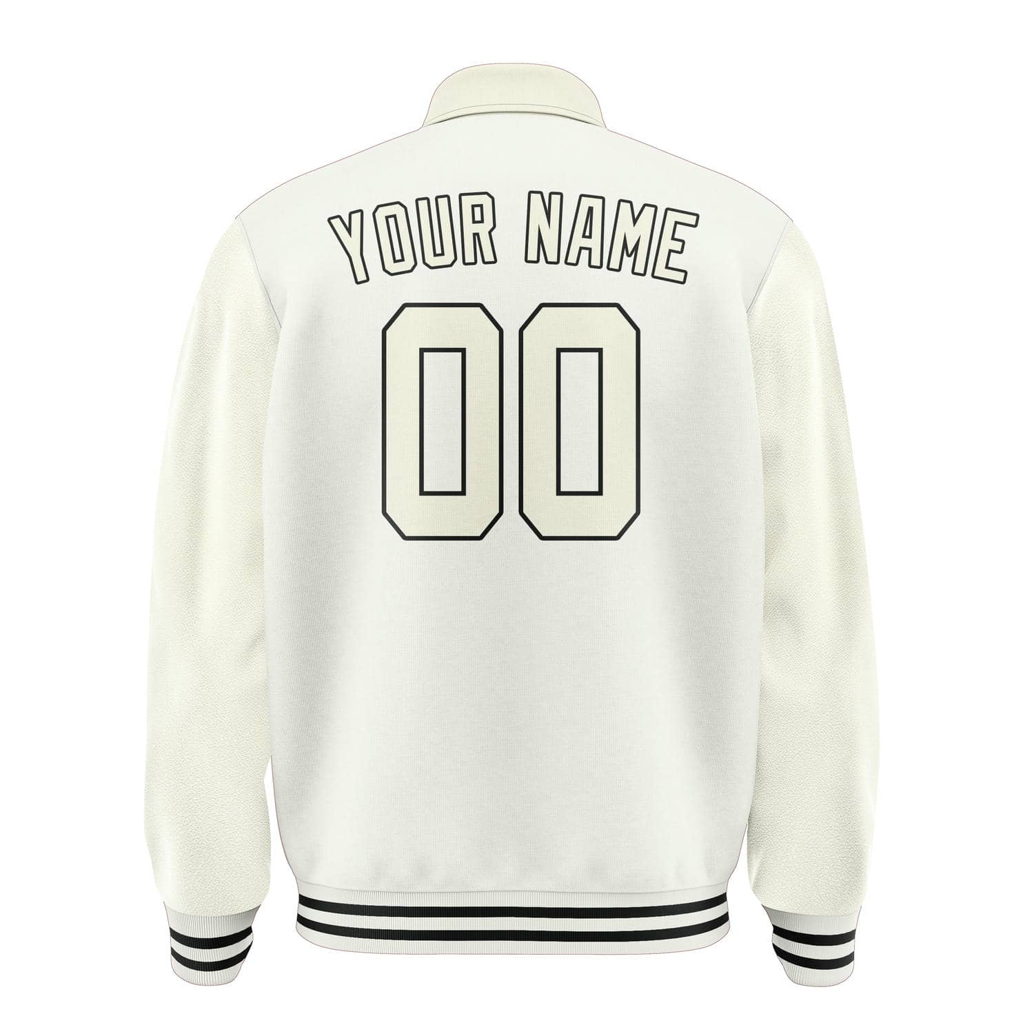 Maßgeschneidertes Weiß Beige Jacke