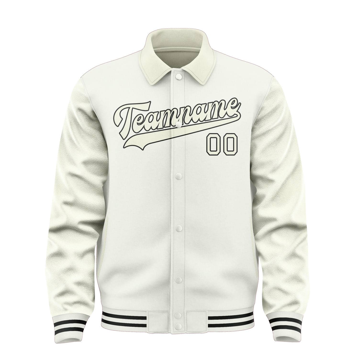 Maßgeschneidertes Weiß Beige Jacke