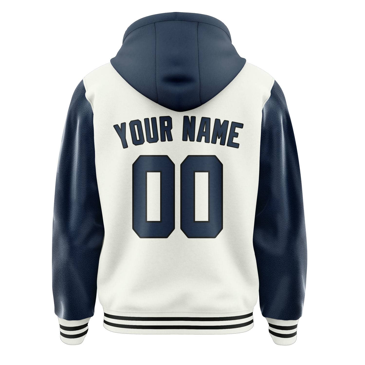Maßgeschneidertes Weiß Marineblau Jacke