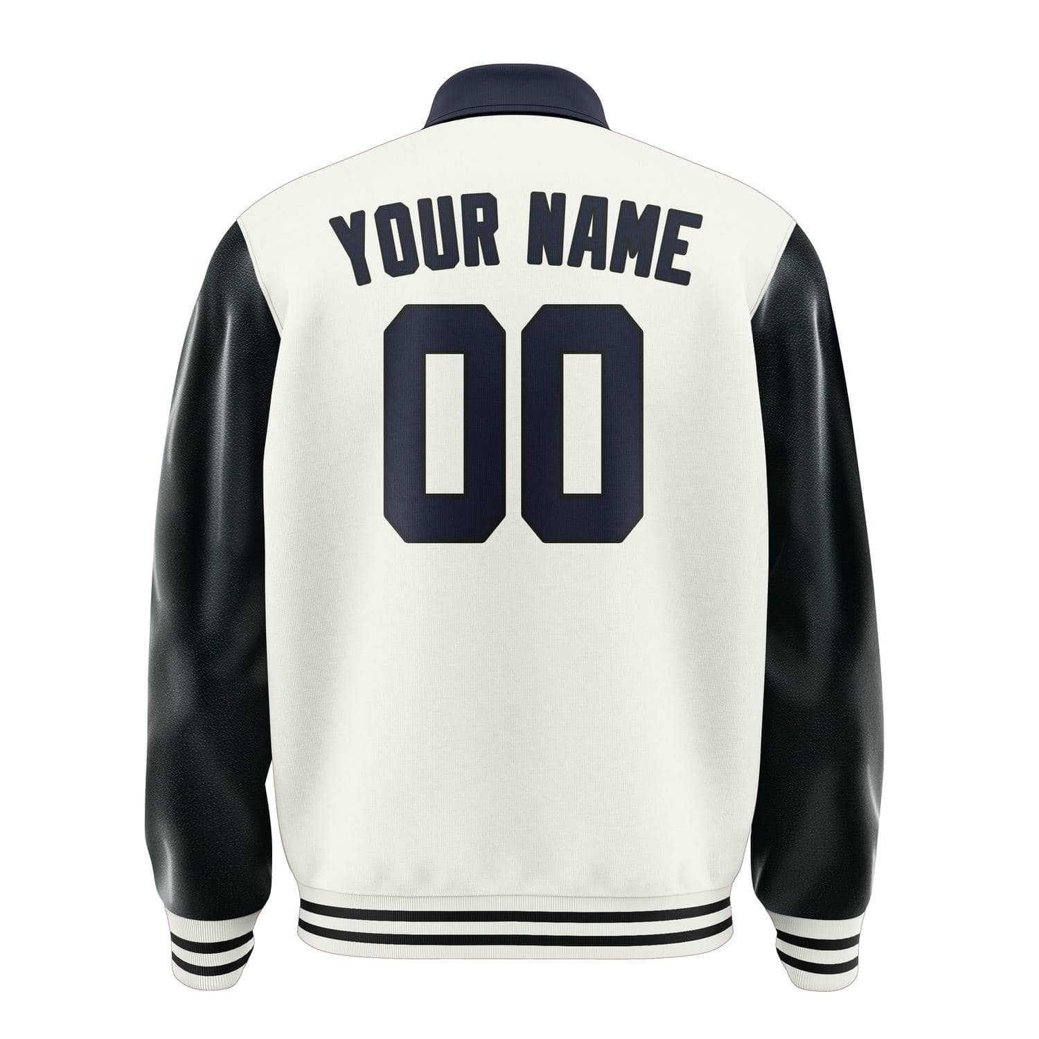 Maßgeschneidertes Weiß Stahlblau Jacke