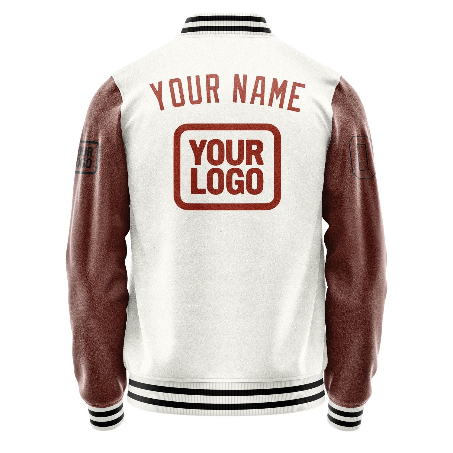 Maßgeschneidertes Weiß Korallenrot Jacke JA181816181717161617