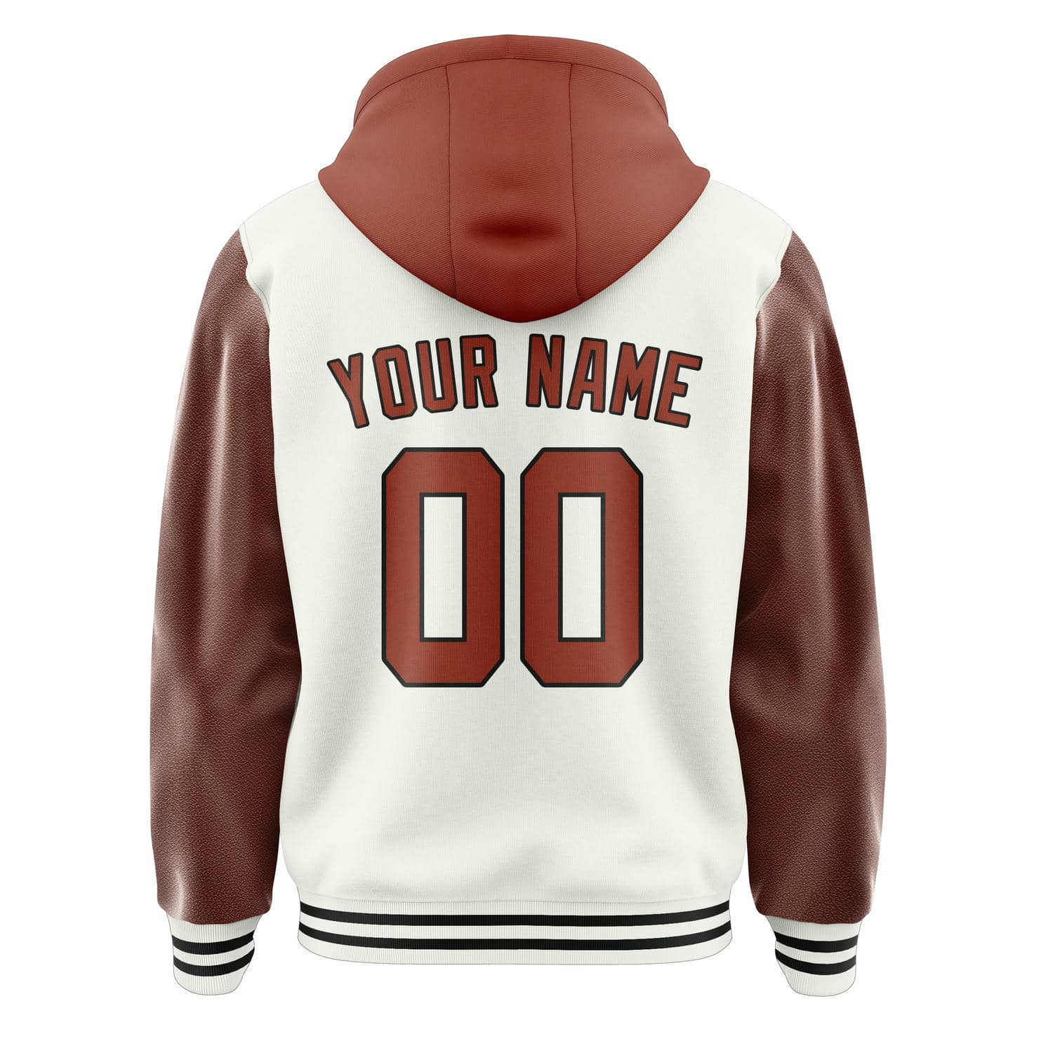 Maßgeschneidertes Weiß Korallenrot Jacke