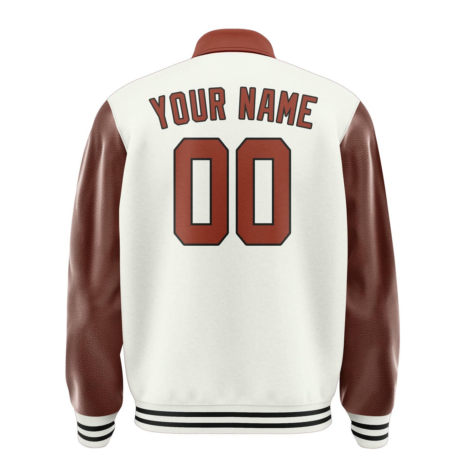 Maßgeschneidertes Weiß Korallenrot Jacke