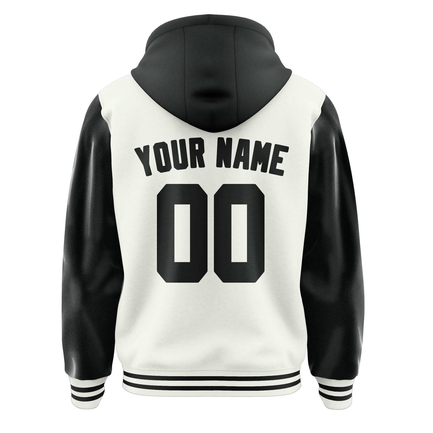 Maßgeschneidertes Weiß Schwarz Jacke