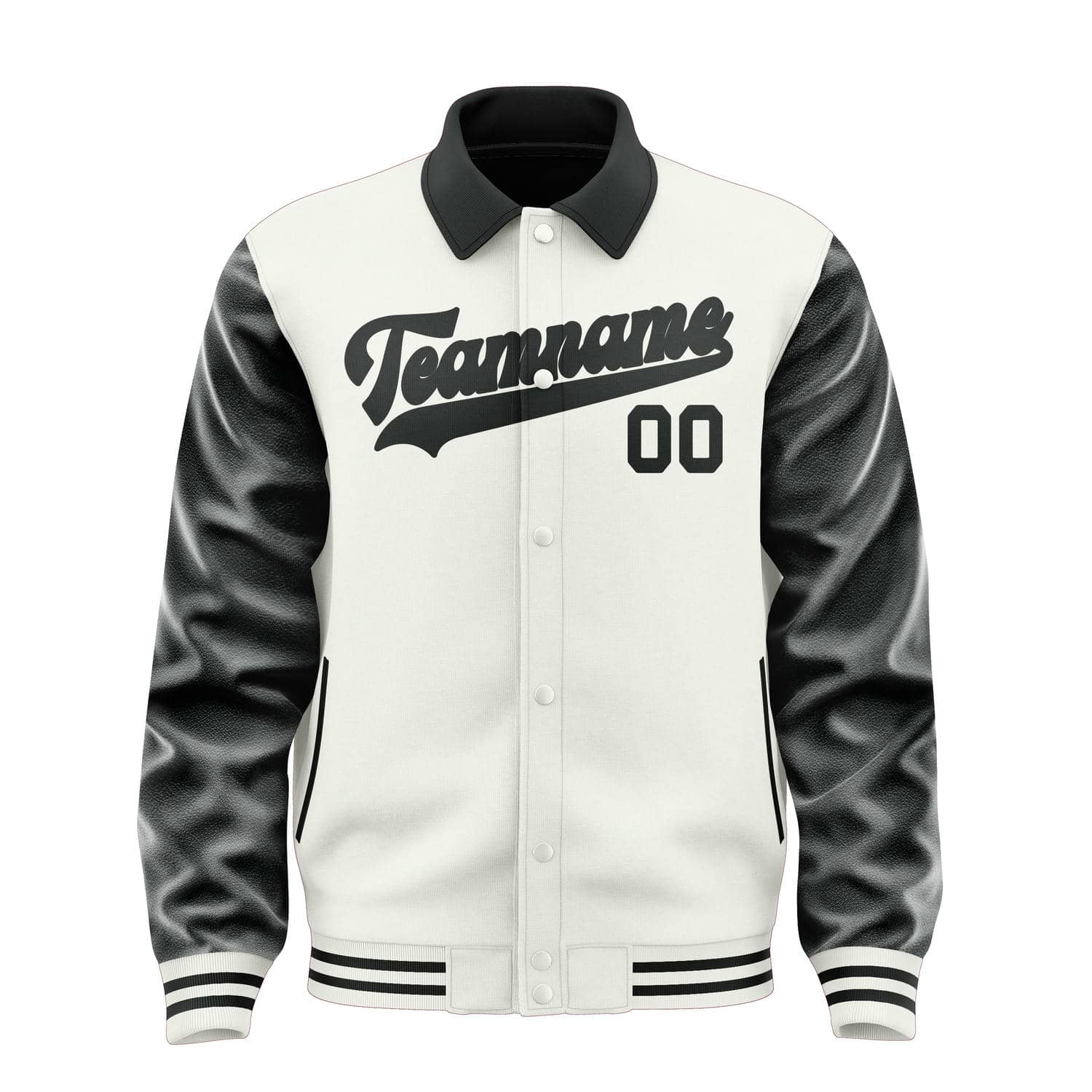 Maßgeschneidertes Weiß Schwarz Jacke