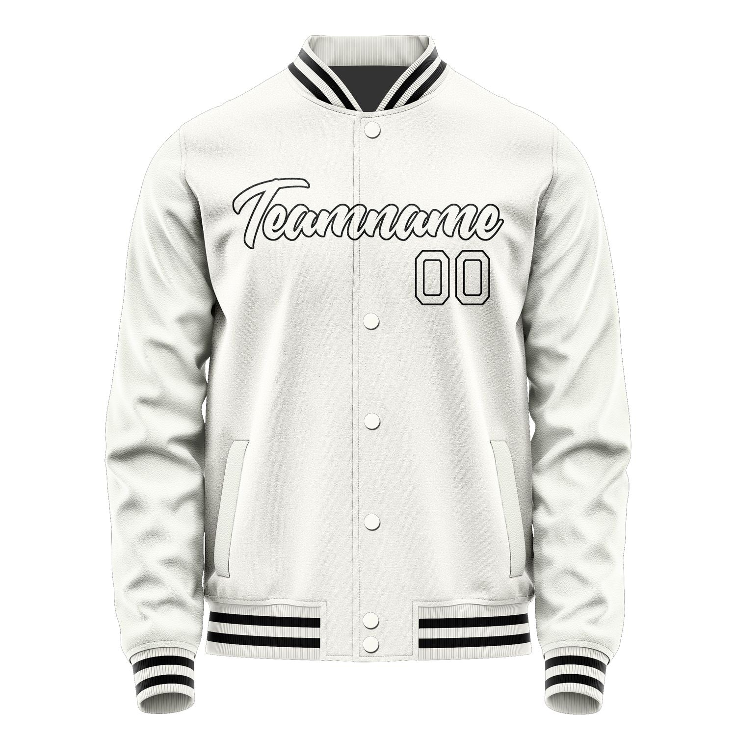 Maßgeschneidertes Weiß Weiß Jacke Ja1818181817B21718