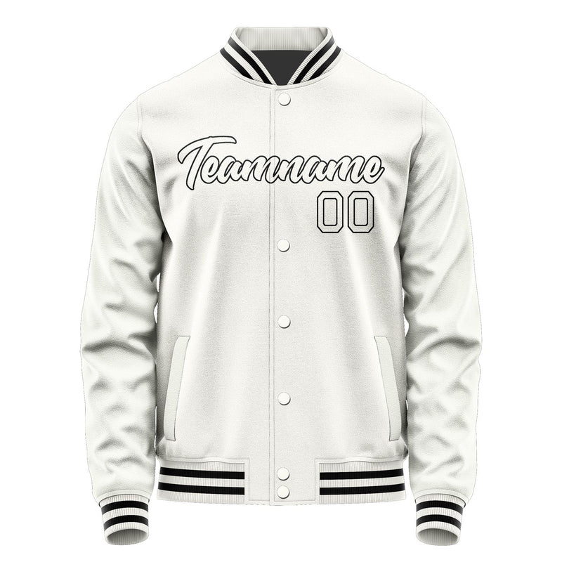 Maßgeschneidertes Weiß Weiß Jacke Ja1818181817B21718