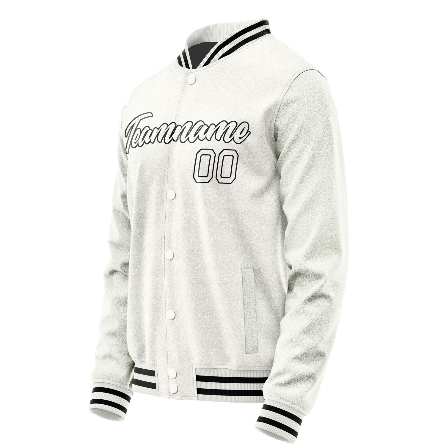Maßgeschneidertes Weiß Weiß Jacke Ja1818181817B21718
