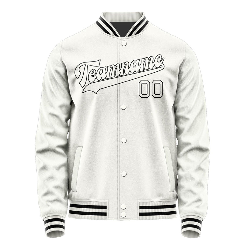 Maßgeschneidertes Weiß Weiß Jacke JA1818181817B31718