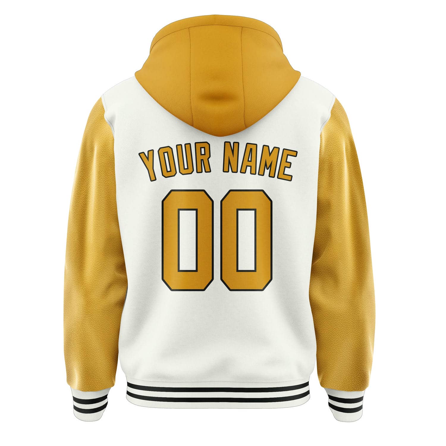 Maßgeschneidertes Weiß Gelb Jacke