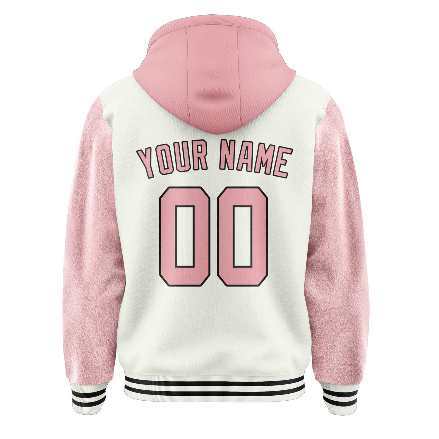 Maßgeschneidertes Weiß Rosa Jacke