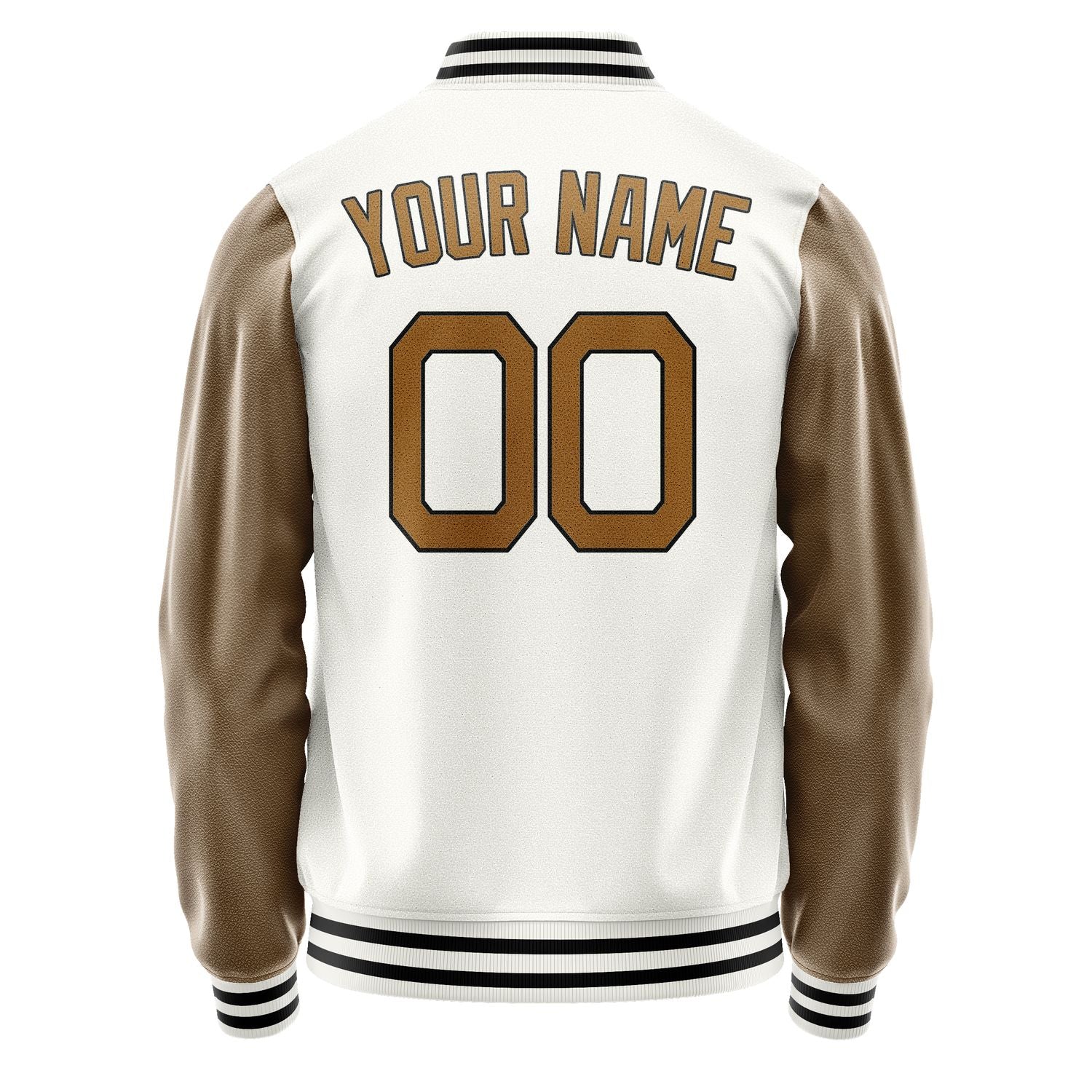 Maßgeschneidertes Weiß Khaki Jacke Ja1818221817B21722