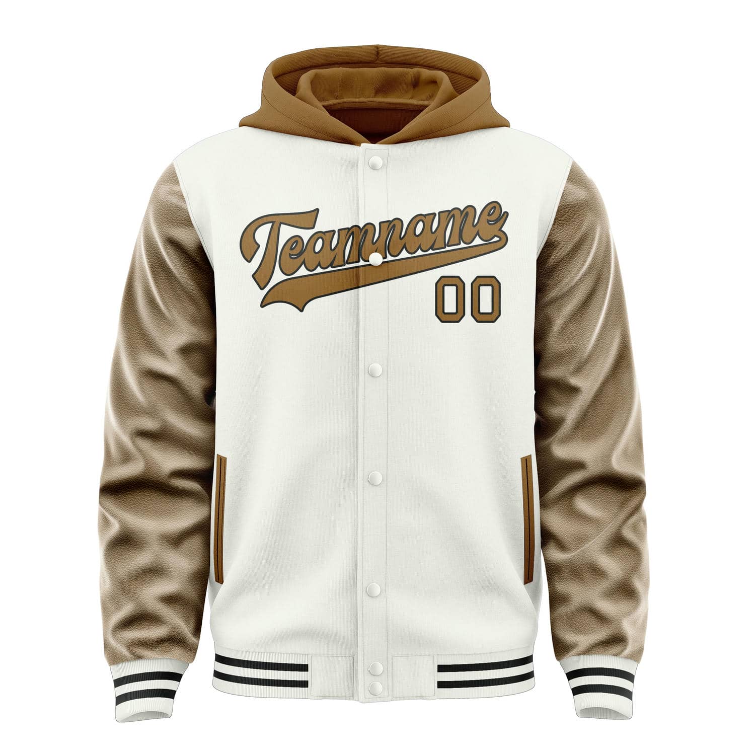 Maßgeschneidertes Weiß Khaki Jacke