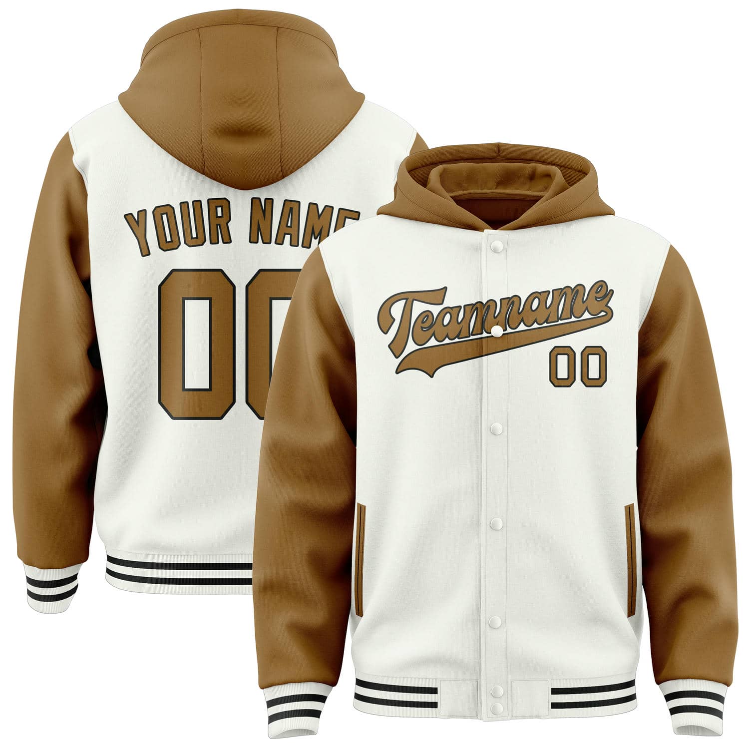 Maßgeschneidertes Weiß Khaki Jacke JA181822181717222217