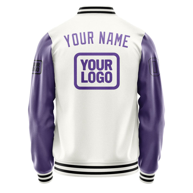 Maßgeschneidertes Weiß Lavendel Jacke JA181823181717232317
